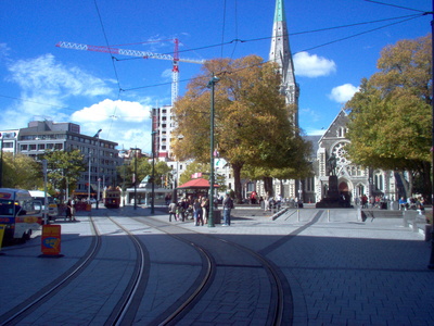 Cathedral Square tram stop