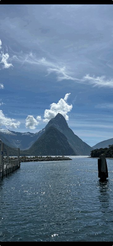 Mitre Peak rising from Milford Sound at the end of the Milford Track New Zealand