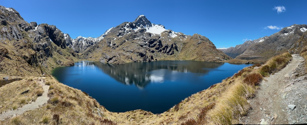 Lake Harris on the Routeburn Track New Zealand